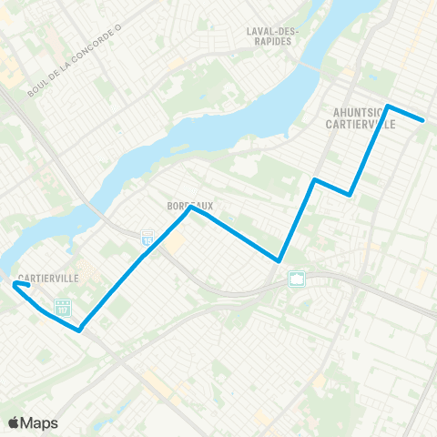 STM De Salaberry map
