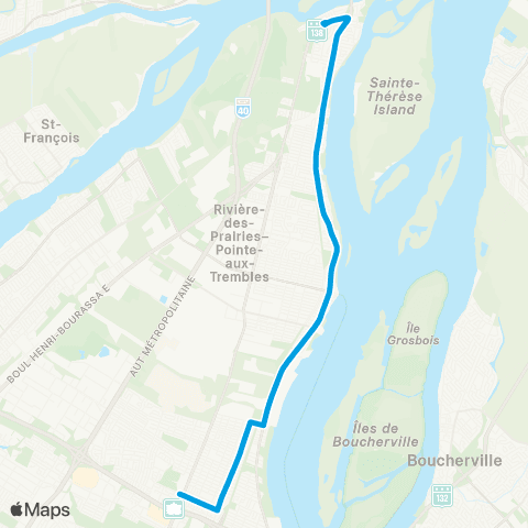 STM Notre-Dame map