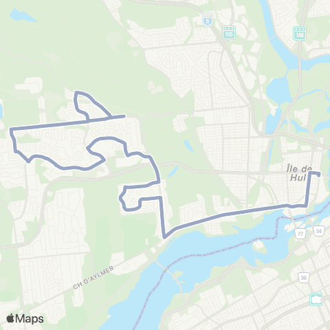 Lignes scolaires  map