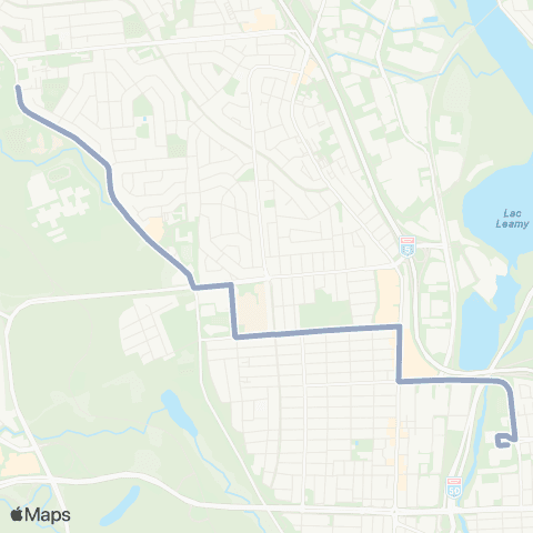 Lignes scolaires  map