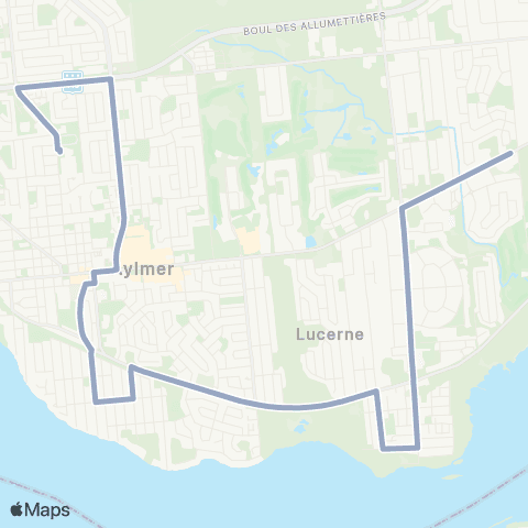 Lignes scolaires  map