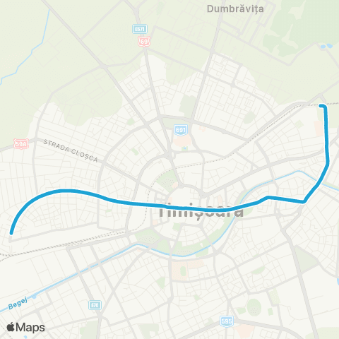 Transport Public Timișoara Ronaț - Stația Meteorologică map