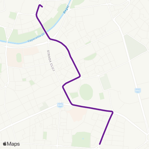 Transport Public Timișoara Traian Grozăvescu (Poșta Mare) - Bulevardul Sudului map