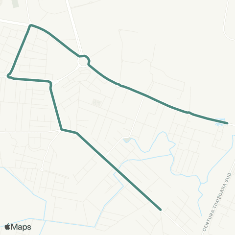 Transport Public Timișoara Hornbach (Buziașului) - Intrare Rudicica map