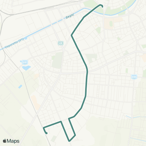 Transport Public Timișoara Catedrala Mitropolitană - Gara de Sud map