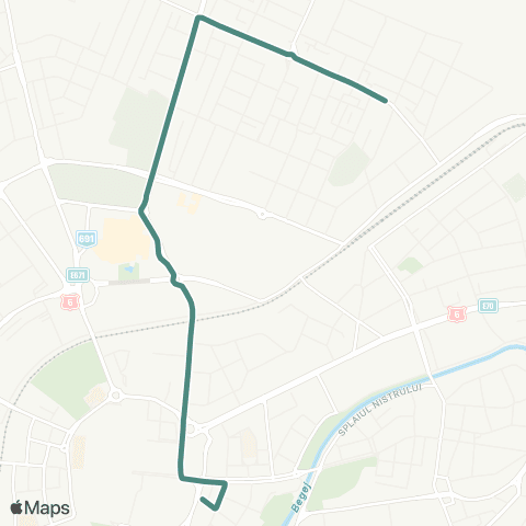 Transport Public Timișoara Traian Grozăvescu (Poșta Mare) - Stuparilor map