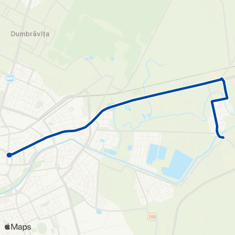 Transport Public Timișoara Timișoara (Bastion) - Ghiroda map