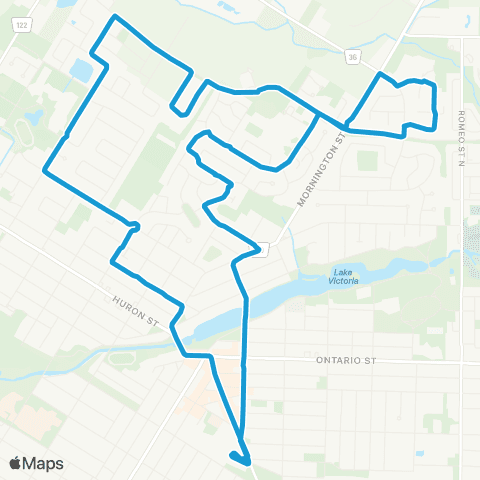 Stratford Transit McCarthy map