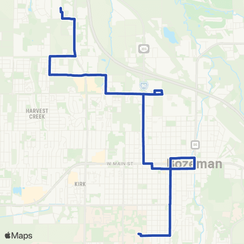 Streamline Blueline map