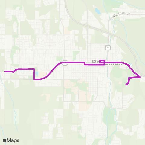 Streamline Purpleline map