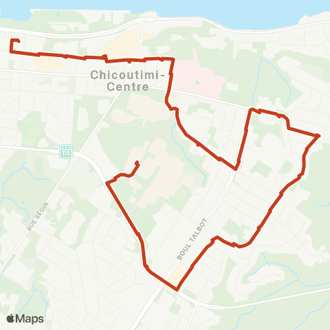 STS UQAC - Hôpital map