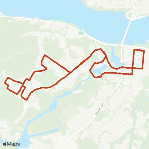 STS Côte de la Réserve map