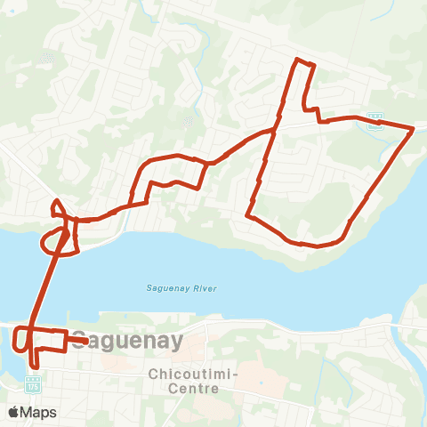 STS Quartier St-Luc map