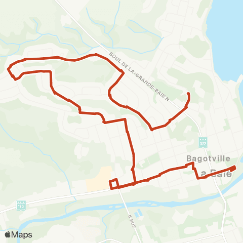 STS Hôpital de La Baie map