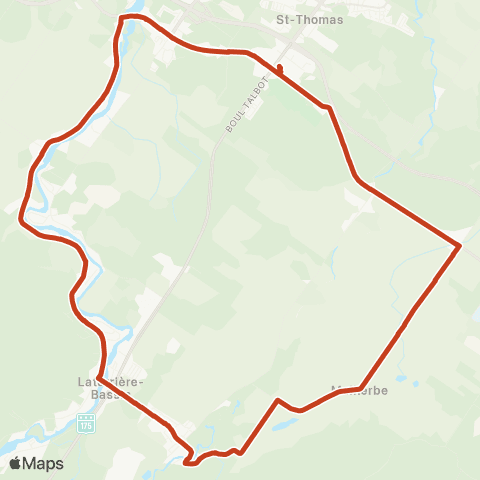 STS Portage Sud - Chemin St-Isidore map