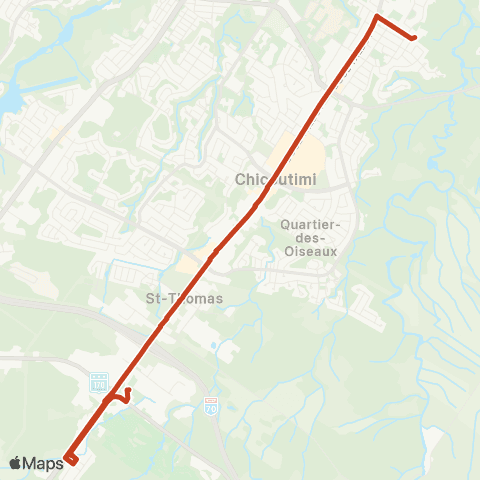 STS Costco - Boul. Talbot map
