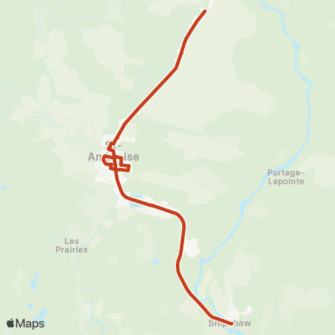 STS St-Ambroise vers Marché Culinaire map