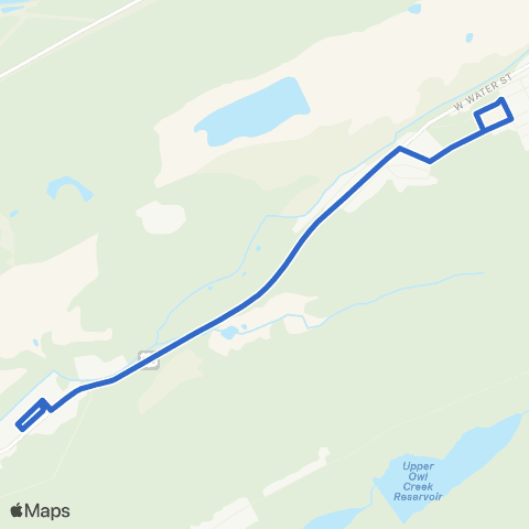 STS - Schuylkill Transportation System Coaldale Loop map
