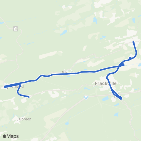 STS - Schuylkill Transportation System Ashland map