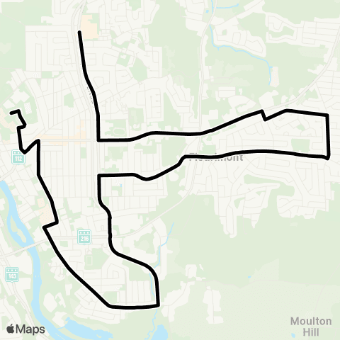 STS Raby ↔︎ Station du Cégep map