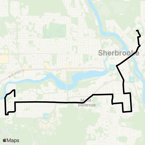 STS Station du Cégep ↔︎ de Lisieux - Lachine map