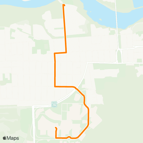 STS Parc Lucien-Blanchard ↔︎ Uni de Sherbrooke map