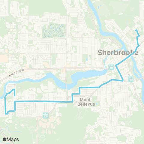 STS Station du Cégep ↔︎ de Lisieux - Lachine map