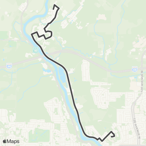 STS St-François - Boulogne ↔︎ Station du Cégep map