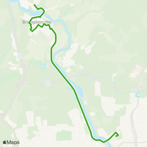 STS Kruger ↔︎ Station du Cégep map