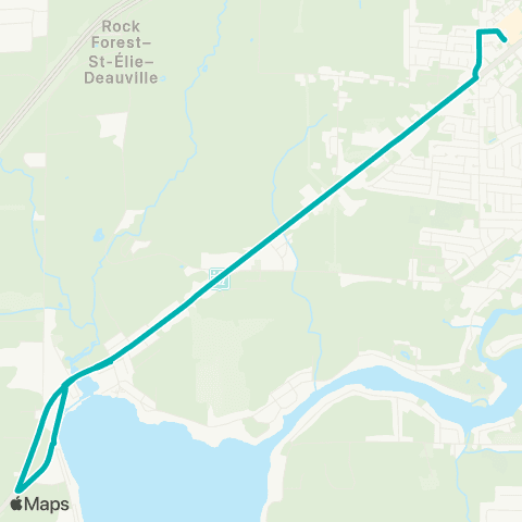 STS Plaza de l'Ouest ↔︎ Avenue du Parc map