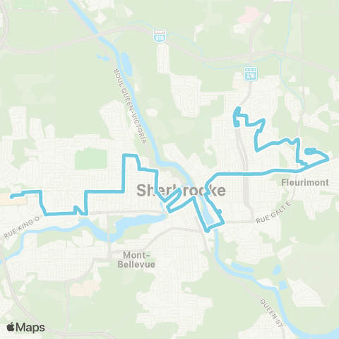 STS 13e Av. - du 24-Juin ↔︎ Carrefour de l'Estrie map