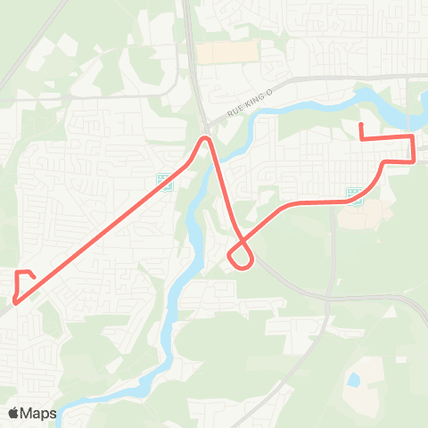 STS STS (Roy / Cabana) ↔︎ Plaza de l'ouest map