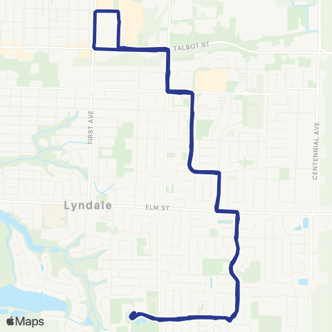 St. Thomas Transit FANSHAWE map