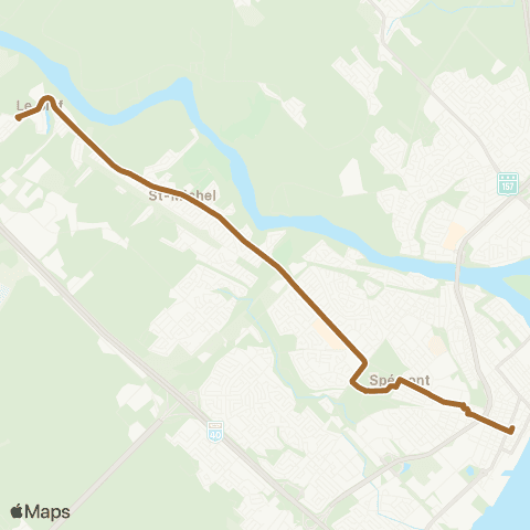 STTR Centre-Ville ↔ des Légendes / des Forges map