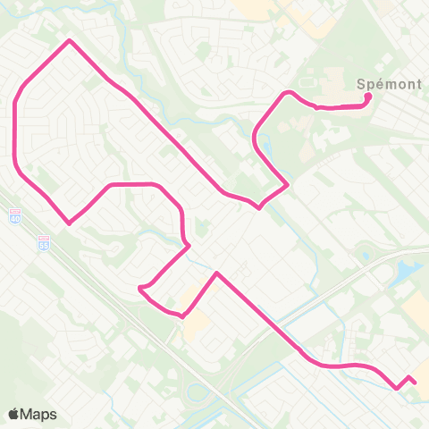 STTR UQTR ↔ Carrefour TRO map