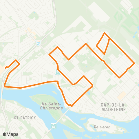 STTR Galeries du Cap ↔ St-Maurice / Patry map