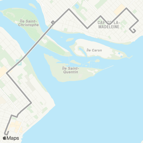 STTR - Lignes scolaires Avenues-Nouvelles map