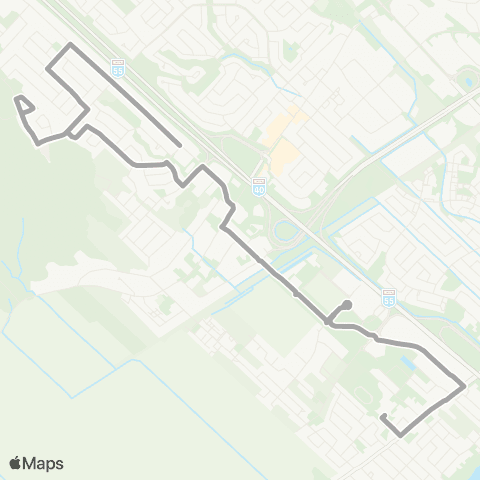 STTR - Lignes scolaires Chavigny A map