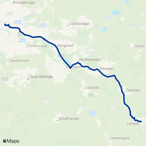 Stuart's Coaches Buchanan Bus Station - Bus Station map