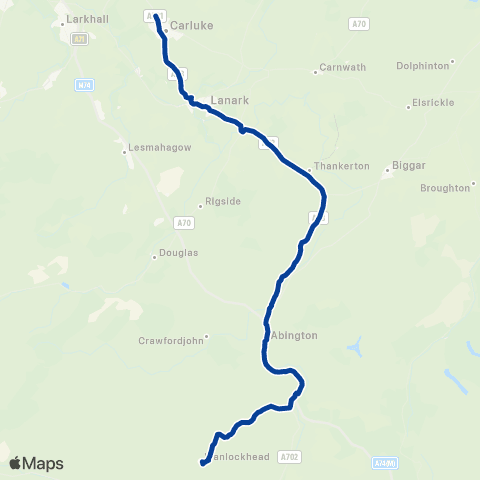 Stuart's Coaches Castlehill Road - Museum of Lead Mining map