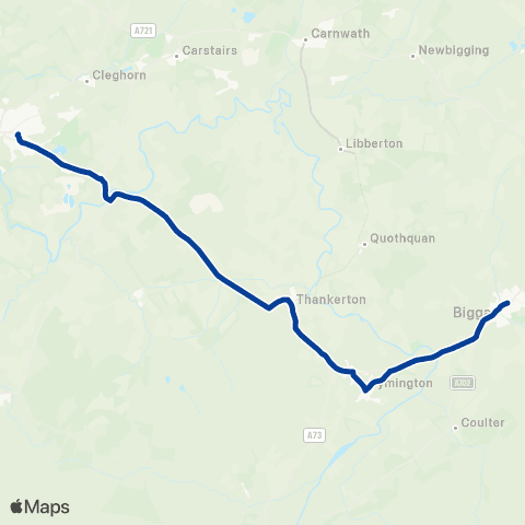 Stuart's Coaches John Street - Bus Station map