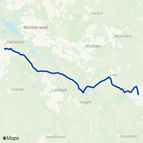 Stuart's Coaches Bus Station - Burton Lane map