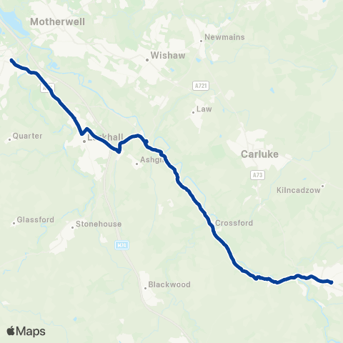 Stuart's Coaches Bus Station - Townhead Street map