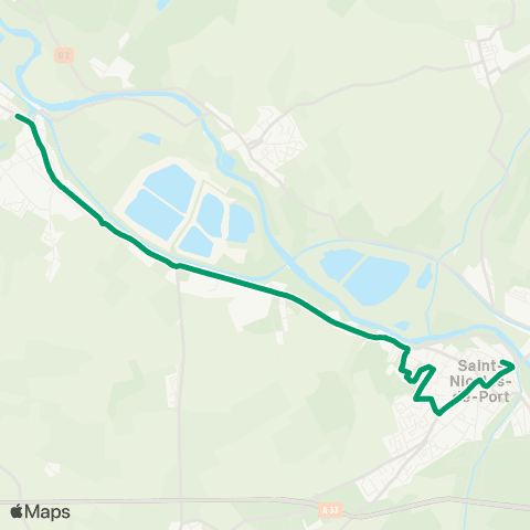 Réseau Sub Laneuveville <-> St Nicolas map