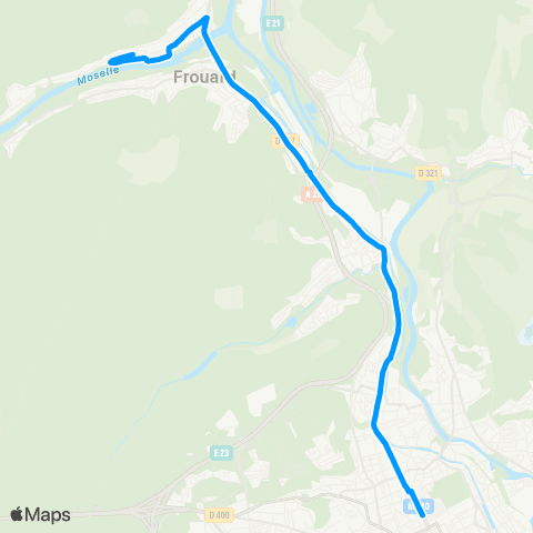 Réseau Sub Pompey les Vannes<> Nancy Carnot map