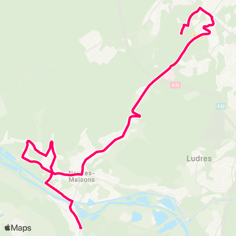 Réseau Sub Pont Saint Vincent <> Vandoeuvre map