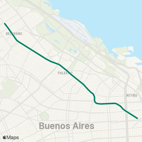 Metrovías Catedral - Congreso de Tucumán map