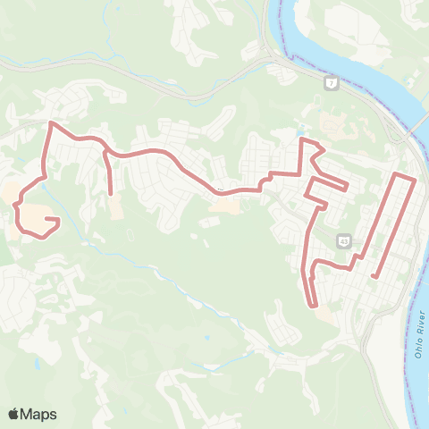 SVRTA Red - City Limits map