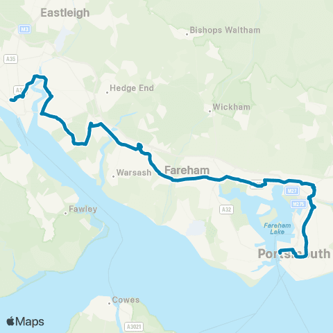 South Western Bus South Western map