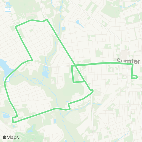 Santee Wateree RTA West Liberty St map